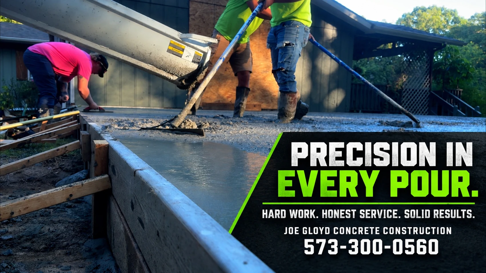 Precision in every pour — JG Concrete